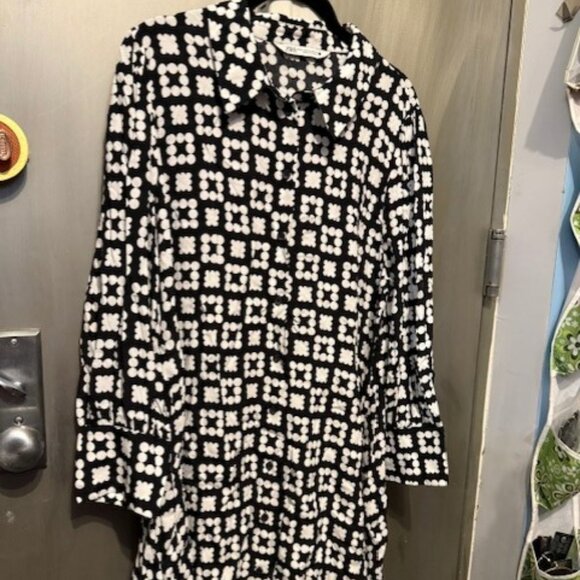 NWOT - Zara Retro Nadia Floral Mini Shirt Dress - Picture 9 of 16